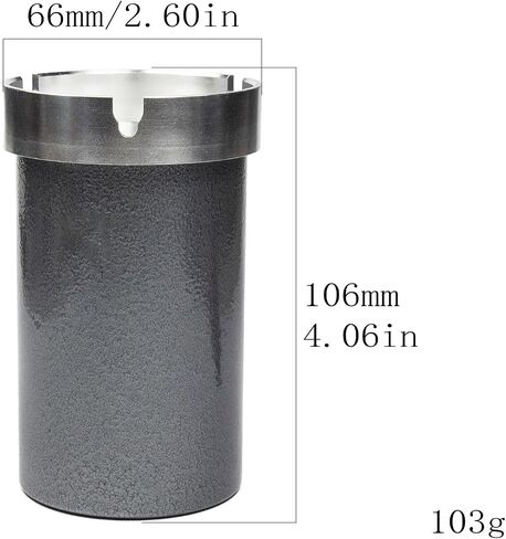 Aluminum Car Ashtray Smellproof for Cup Holder,Portable Auto Ashtray Smokeless Car Accessories for Home Office (Black) in Saudi Arabia
