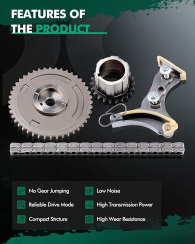 SCITOO Engine Timing Chain Kit suitable for Chevrolet Avalanche Express 1500 Express 2500 Silverado 1500 for GMC Savana 4500 Sierra 1500 HD 9-5490 S894T C-3227 TS13227 T66092 06-15 in Saudi Arabia