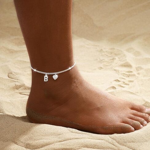 Gold Anklets for Women Waterproof 14k Plated Gold Layered Ankle Bracelets for Women Trendy Cute Simple Anklets Beach summer Jewelry Minimalist Gift for Women in Kuwait