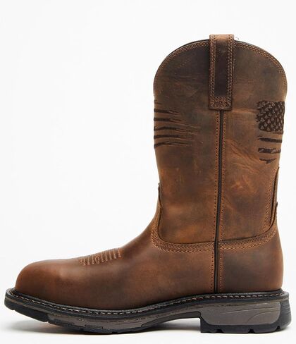 ARIAT Men's Liberty 11" Workhog Western Work Boot Broad Square Toe - 10034683 in Saudi Arabia