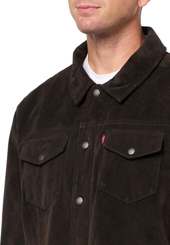 Levi's Men's Faux Leather Shirt Jacket in Saudi Arabia