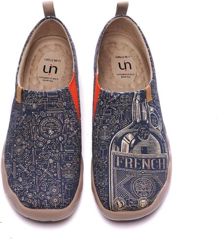 UIN Men's Loafers Lightweight Sneakers Walking Casual Slip ons Art Painted Travel Shoes Pitbull (9.5) in Saudi Arabia