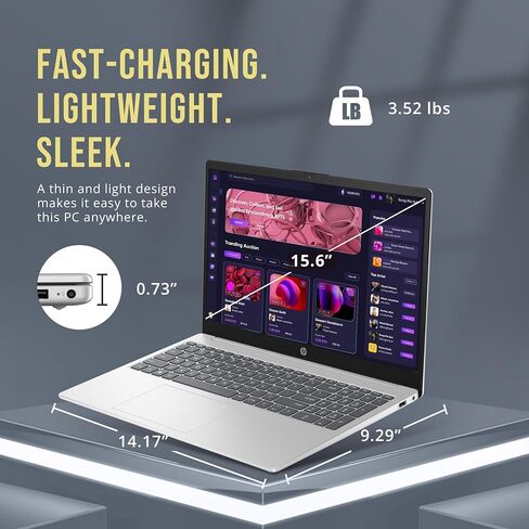 HP 2022 Newest Laptops for College Student & Business, 15.6 inch HD Computer, Intel Pentium Silver N5000 in Saudi Arabia