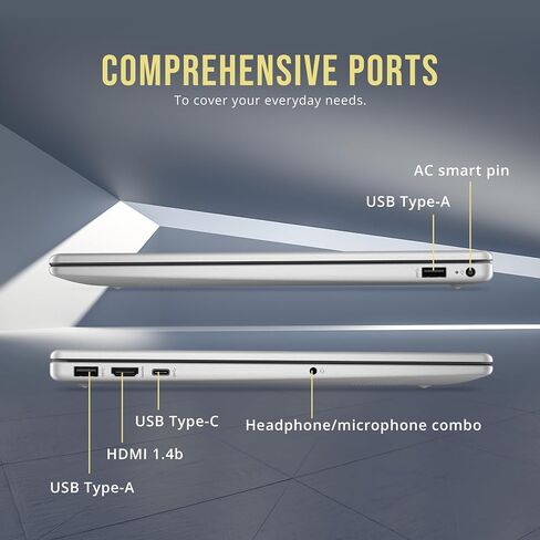 HP 2022 Newest Laptops for College Student & Business, 15.6 inch HD Computer, Intel Pentium Silver N5000 in Saudi Arabia