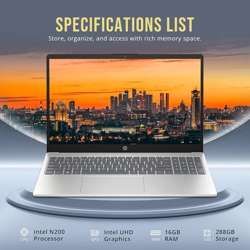 HP 2022 Newest Laptops for College Student & Business, 15.6 inch HD Computer, Intel Pentium Silver N5000 in Saudi Arabia