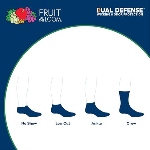 جورب للكاحل رجالي من Fruit of the Loom يزن 12 قطعة in Saudi Arabia