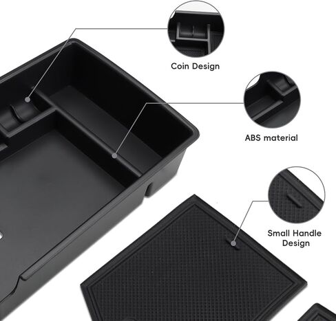 Marchfa Center Censole Organizer Tranizer Tresher For 2023 2024 2025 Cadillac Lyriq accessories Armrest Storage Box Middle Console حامل إدراج in Saudi Arabia
