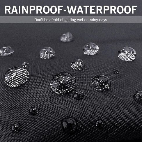 1 PC 190 T Cover ، 104.33 "× 49.21" × 41.33 "غطاء أمطار داخلي وخارجي مع مشبك الرياح ، غطاء غبار جسم الدراجات النارية مع ثقب في القفل ، عالمي لمعظم الدراجات النارية (الأسود والفضي) in Kuwait