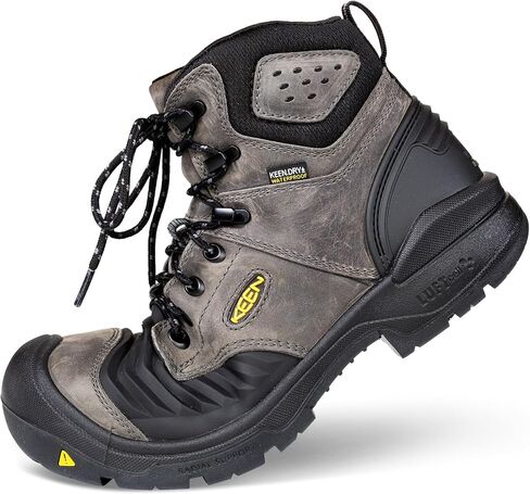 حذاء عمل KEEN Utility للرجال بورتلاند 6 بوصات مركب عند أصابع القدم مقاوم للماء - - 11.5 Medium US in Saudi Arabia