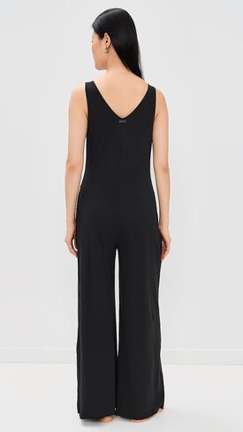 Lunya Women's Organic Pima Double V Jumpsuit in Saudi Arabia