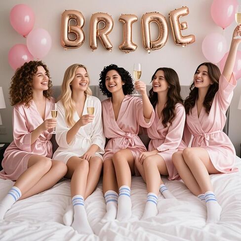 جوارب السيدة Bride ، شيء هدية زرقاء للعروس ، هدايا دش الزفاف للنساء ، مستقبل MRS in Saudi Arabia