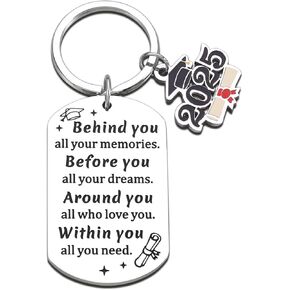 2025 College Graduation Gifts for Him Her Senior 2025 Keychain Gifts for Boys Class of 2025 Gift for Girls 8th Grade Graduation Decorations High School Police Academy Nursing Graduation Gift