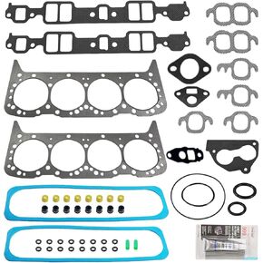 Kax HS7733PT-15 Head Gasket Kit/Set متوافق مع 1988-1995 K1500 K2500 C1500 ، 1994-1995 Yukon K1500 Suburban C1500 Suburban ، V10 Suburban R2500 Suburban Custom Cruster