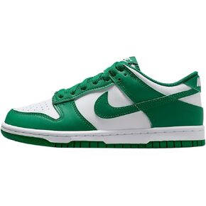 Nike Dunk Low Big Kids' Shoes (FB9109-114, White/Malachite)