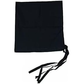 Cotton 4 Tani Patka-Four Tani/Strings Wala Patka Sikh Kids & Boys Bandana-Pack of 5 Black Color ، 70 × 70 سم