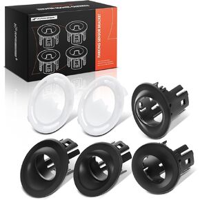A-Premium 6-PC Rear Outer Parking Assist Sensor Retainer Bezels Compatible with Ford Models - Bronco 2021 2022 2023 2024