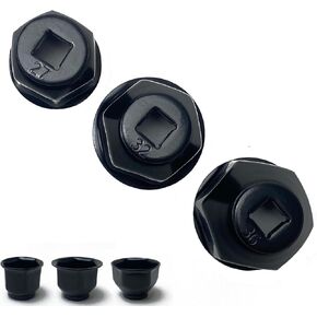 3Pcs Oil Filter Socket Cap, Oil Filter Wrench Cap, Oil Filter Removal Tool, Oil Filter Replacement Kit, Oil Filter Change Set for Oil Filter Cover Installation and Removal
