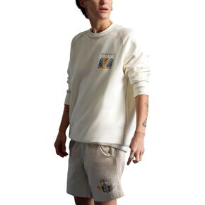 Dockers للجنسين للجنسين العادية Fit Pride Crewneck قميص من النوع الثقيل