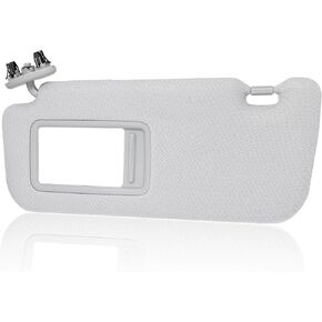 Gray Left Driver Side Sun Regor With Mirror Fit for Toyota Corolla 2008 2009 2010 2011 2012 2013 Reply # 74320-02711-E0 7432002711e0