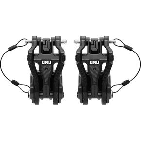 OMU Hood Latch Lock Catch Compatible with Jeep Wrangler JT JL, Aluminum Adjustable Hood Latches for Reducing Hood Shaking, 2 Pcs