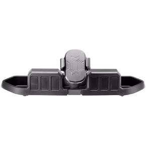 Rugged Ridge Phone Holder w/ Switch Pods for Jeep Wrangler/Gladiator | Thermoplastic Olefin (TPO), Black | 13551.39 | Fits 2018-2025 Jeep Wrangler JL; 2020-2025 Jeep Gladiator JT