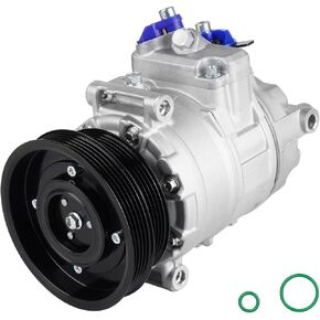 ضاغط التيار المتردد مع قابض A/C القابض لـ Audi TT 2.5L 12-13 ، لـ VW Jetta 05-14 ، Beetle 09-11 2.0L ، Golf 10-14 2.5L ، Passat 12-13 2.5L ، 2014 2.5L (Comfortline ؛ Trendline) ، Rabbit 06-09 2.5L