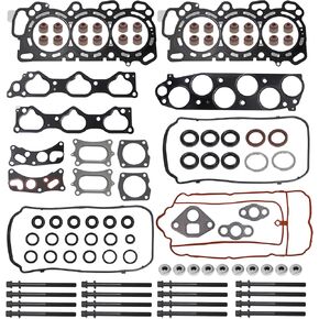MLS Engine Head Gasket Set with Bolts Compatible with Honda Acura Vehicle 3.5L V6 SOHC 2008-2017 Accord Odyssey Crosstour Pilot Ridgeline RDX TL TSX Accord Crosstour, Replace#HS26509PT ES71329-1