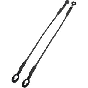 Pair Rear Tailgate Cables Lift Gate Support Straps Pickup for Chevy S10 1994-1998 2000-2004 38534 15683449 Replacement