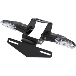 License Plate Bracket Holder for Ninja 400 Z400 Ninja250 Ninja 500 Z400 2018-2025 Motorcycles LED Brake Indicator Frame Eliminator Tail Light (Clear)