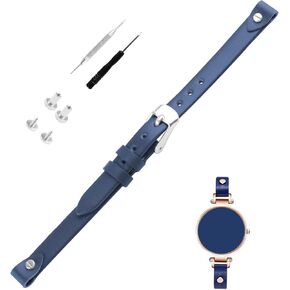 8mm Leather Watch Band replacement for Fossil ES2829 ES2830 ES3060 ES3076 ES3077 Strap Wirstband accessories for Men and Women