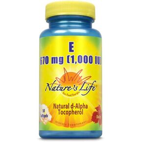 Nature's Life Vitamin E, 1,000 IU | 50 ct