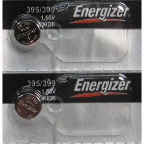 2 PK 395 Energizer Watch Battery SR927W 395/399 SR927SW NEW