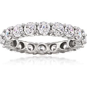 Ross-Simons 2.75 ct. t.w. CZ Eternity Band in Sterling Silver