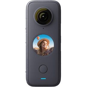 كاميرا insta360 ONE X2 مقاومة للماء بزاوية 360 درجة، 5.7K 360، تثبيت، شاشة تعمل باللمس، تحرير الذكاء الاصطناعي، بث مباشر، كاميرا ويب، التحكم الصوتي in Kuwait