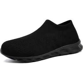 Mens Slip on Shoes Walking Fashion Sneakers Casual Tennis Running Elastic Lightweight Comfortable Athletic Gym Driving Shoes