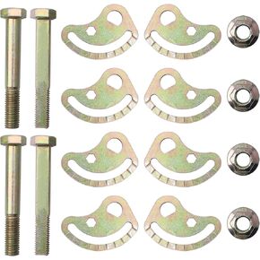 KR0026 Truck Camber Bolt Kit, Compatible with 2001-2010 Chevy GMC 1500HD 2500HD 3500 Trucks, Hummer H2, H2 SUTs, Upper Control arm Cam Bolts ±1.5 °