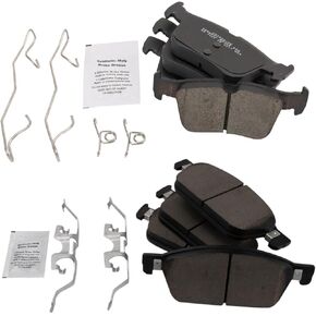 TRQ Brake Pads Ceramic Compatible with 2015-2019 Lincoln MKC