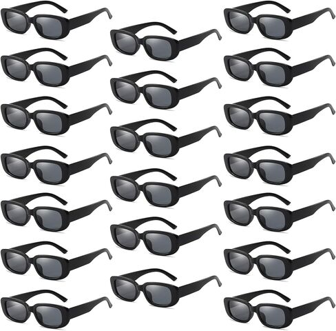 Trendy Rectangle Sunglasses - 90s Retro Narrow Square Frame, UV400 Protection, Vintage Fashion Small Shades in Saudi Arabia