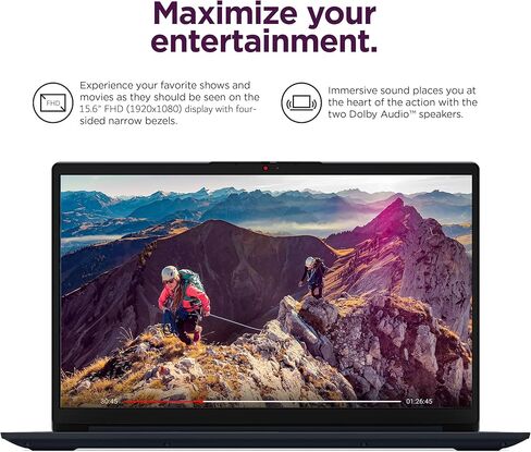 Lenovo IdeaPad Slim 9 9i Pro 14ITL5 شاشة لمس 14 بوصة 4K UHD (Intel 4-Core i7-1195G7، ذاكرة الوصول العشوائي 16 جيجابايت، 1 تيرابايت PCIe SSD) كمبيوتر محمول للأعمال، إضاءة خلفية، بصمة الإصبع، 2 × Thunderbolt 4، كاميرا ويب IR، Windows 11 Home in Saudi Arabia