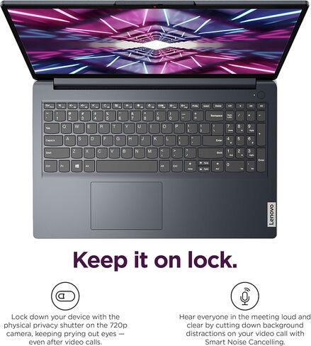 Lenovo IdeaPad Slim 9 9i Pro 14ITL5 شاشة لمس 14 بوصة 4K UHD (Intel 4-Core i7-1195G7، ذاكرة الوصول العشوائي 16 جيجابايت، 1 تيرابايت PCIe SSD) كمبيوتر محمول للأعمال، إضاءة خلفية، بصمة الإصبع، 2 × Thunderbolt 4، كاميرا ويب IR، Windows 11 Home in Saudi Arabia