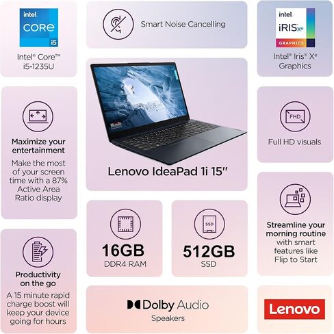 Lenovo IdeaPad Slim 9 9i Pro 14ITL5 شاشة لمس 14 بوصة 4K UHD (Intel 4-Core i7-1195G7، ذاكرة الوصول العشوائي 16 جيجابايت، 1 تيرابايت PCIe SSD) كمبيوتر محمول للأعمال، إضاءة خلفية، بصمة الإصبع، 2 × Thunderbolt 4، كاميرا ويب IR، Windows 11 Home in Saudi Arabia