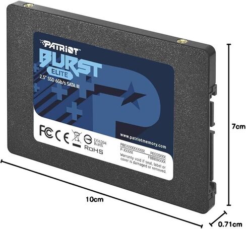Patriot Burst Elite 120GB Internal SSD - SATA 3 2.5" - Solid State Drive - PBE120GS25SSDR in Saudi Arabia