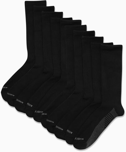 Van Heusen Men's Athletic Socks - Cushioned Crew Socks (10 Pack) in Kuwait