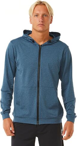 RIP Curl Men's Stack UPF 50 Long Sleeve Zip-Up Rashguard in Saudi Arabia