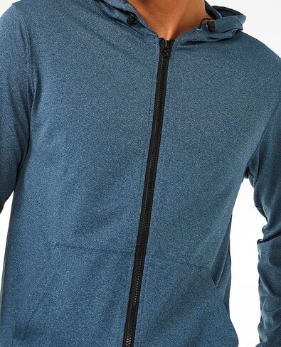 RIP Curl Men's Stack UPF 50 Long Sleeve Zip-Up Rashguard in Saudi Arabia