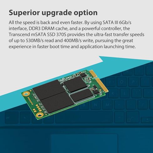 ترانسيند 64 جيجابايت ساتا III 6 جيجابايت/ثانية MSA370 mSATA SSD 370 SSD TS64GMSA370 in Kuwait