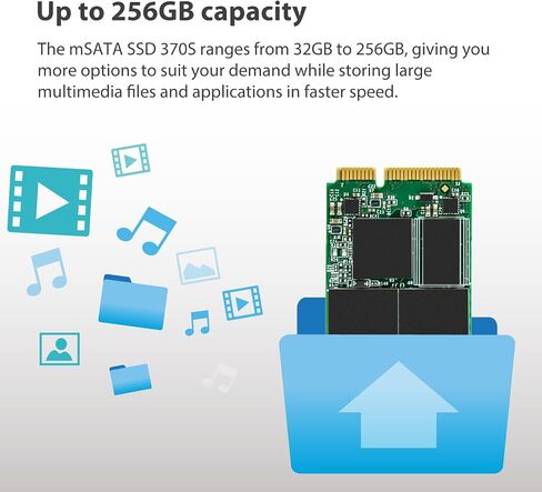 ترانسيند 64 جيجابايت ساتا III 6 جيجابايت/ثانية MSA370 mSATA SSD 370 SSD TS64GMSA370 in Kuwait