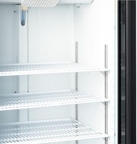 PEAKCOLD Large Capacity Upright Commercial Glass Door Display Cooler & Refrigerator, 23 Cubic Ft in Kuwait