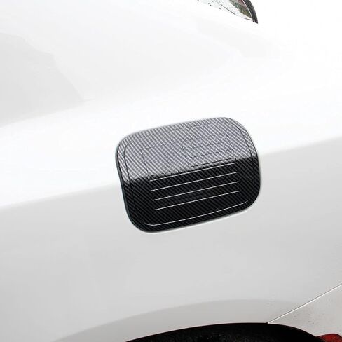 Crosselec Carbon Carbon Fiber Fuel Tank Door Door Trim for Dodge Charger 2015-2021 in Saudi Arabia