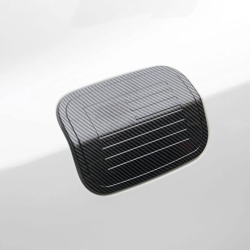 Crosselec Carbon Carbon Fiber Fuel Tank Door Door Trim for Dodge Charger 2015-2021 in Saudi Arabia